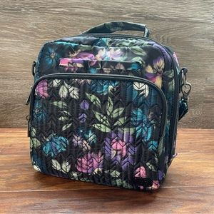 Lug Ranger | Bloom Black Convertible Crossbody | RFID Protected Areas